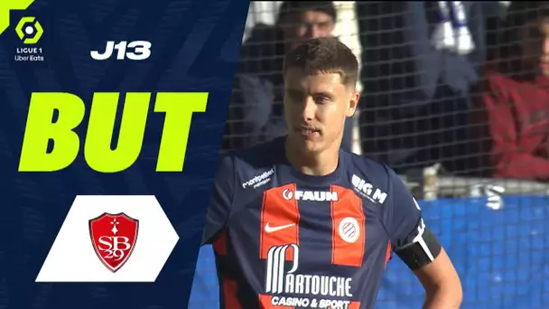 But Maxime ESTEVE (20' csc - SB29) MONTPELLIER HÉRAULT SC - STADE BRESTOIS 29 (1-3) 23/24