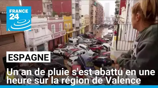 Espagne : un an de pluie s'est abattu en une heure sur la région de Valence • FRANCE 24