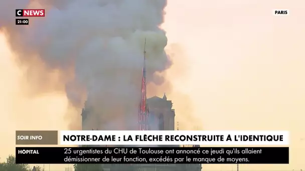 Notre-Dame : la flèche reconstruite à l'identique