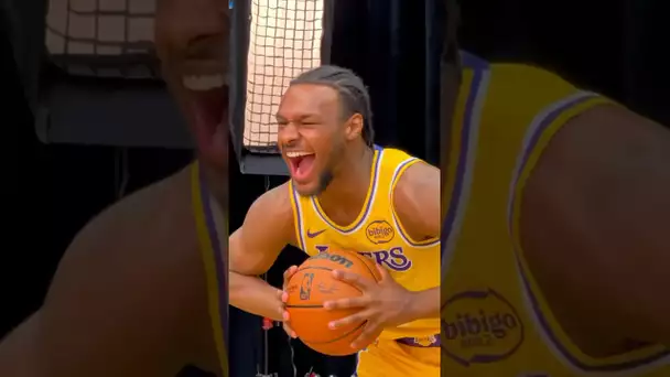 Bronny James & Dalton Knecht in their Lakers uniforms! 👀 | #Shorts