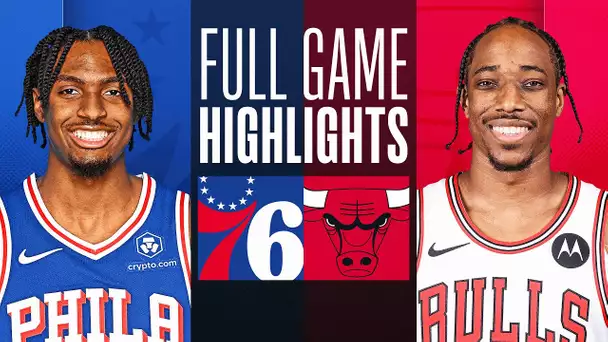 76ERS at BULLS | FULL GAME HIGHLIGHTS | December 30, 2023