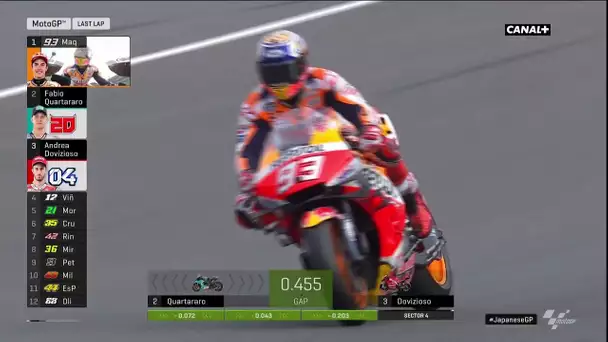 Marc Marquez s'impose devant Fabio Quartararo et Andrea Dovizioso