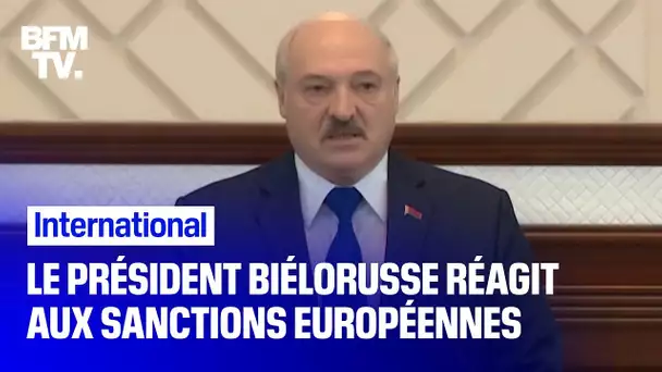 Le président biélorusse condamne les sanctions européennes après le détournement d'un avion