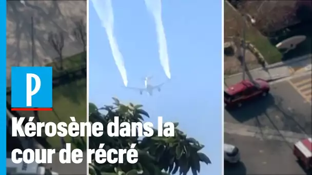 Un avion asperge une école californienne de kérosène