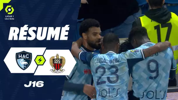 HAVRE AC - OGC NICE (3 - 1) - Résumé - (HAC - OGCN) / 2023/2024