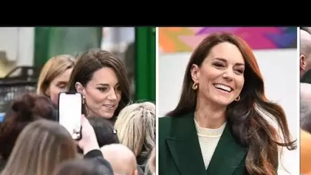 Les fans royaux sifflent le loup alors que la princesse Kate arrive à Leeds avec un lien spécial ave