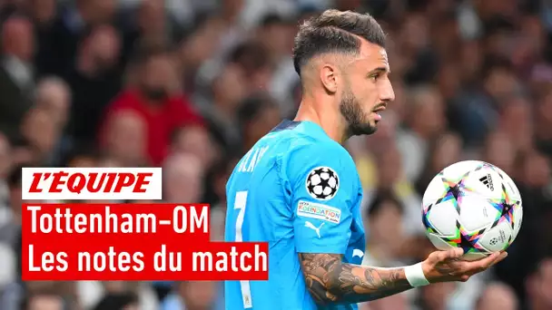 Tottenham 2-0 OM : "Toujours à contretemps", les notes de Jonathan Clauss et Luis Suarez