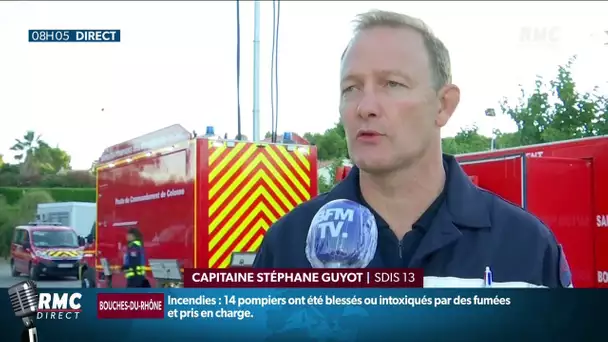 Incendies dans les Bouches-du-Rhône: le point sur la situation par le Capitaine Stéphane Guyot
