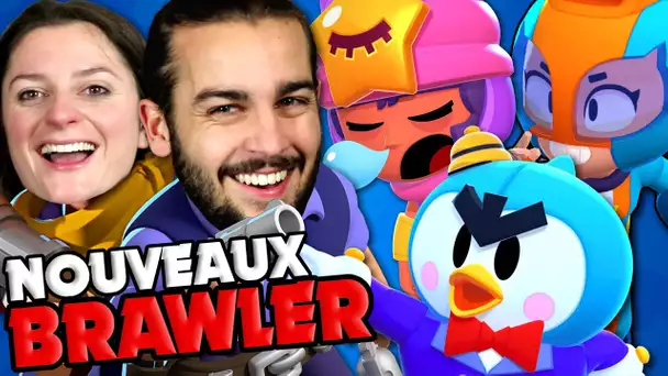 ON JOUE AVEC TOUS NOS NOUVEAUX BRAWLER ! | BRAWL STARS FR