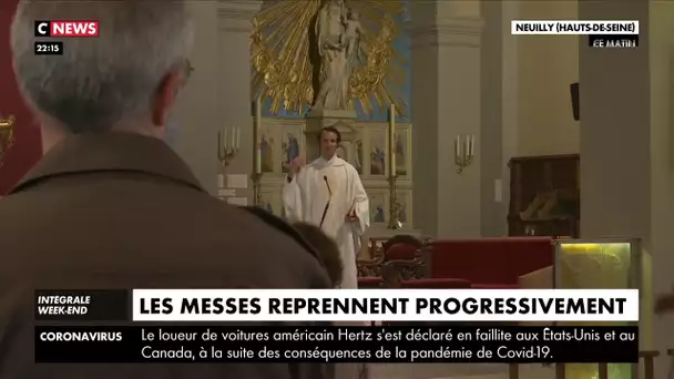Cérémonies religieuses réautorisées : une première messe déconfinée à Neuilly-sur-Seine