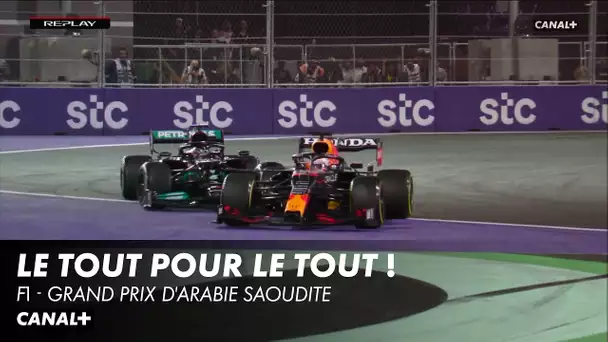 Freinage très tardif de Verstappen pour contrer Hamilton ! - GP d'Arabie Saoudite