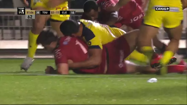 Top 14 - 25ème journée - Toulon / Clermont : L'essai d'Isa face à Clermont