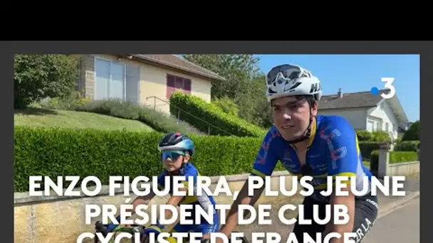 Enzo Figueira, plus jeune président de club cycliste de France