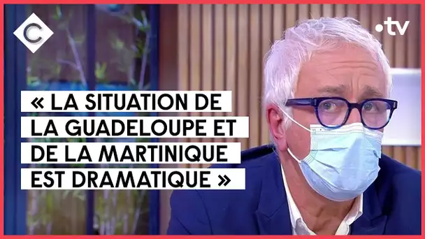 Invités : Gilles Pialoux et Laurent Fabius - C à Vous - 17/11/2021