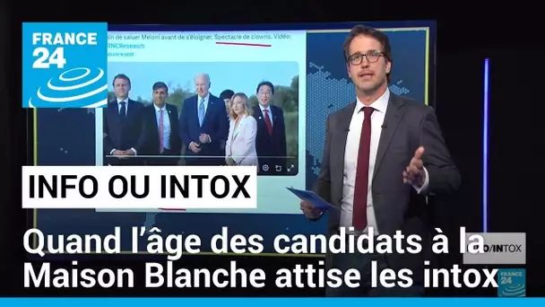 Quand l’âge des candidats à la Maison Blanche attisent les intox • FRANCE 24