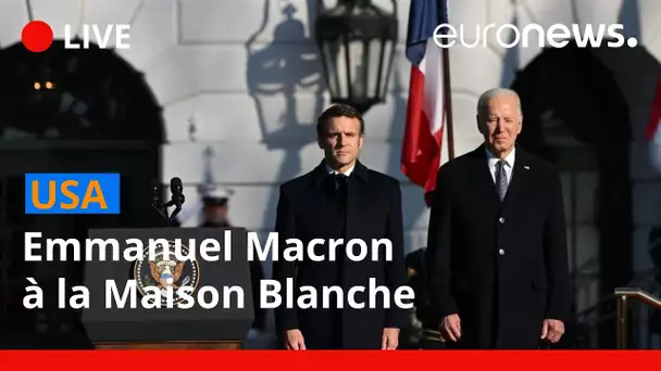 En direct | USA : Emmanuel Macron à la Maison Blanche