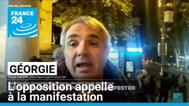 Géorgie : l'opposition appelle à la manifestation pour dénoncer un système de fraude "sophistiqué"