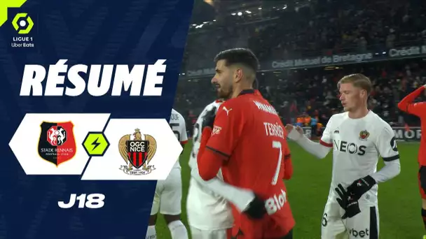 STADE RENNAIS FC - OGC NICE (2 - 0) - Résumé - (SRFC - OGCN) / 2023-2024