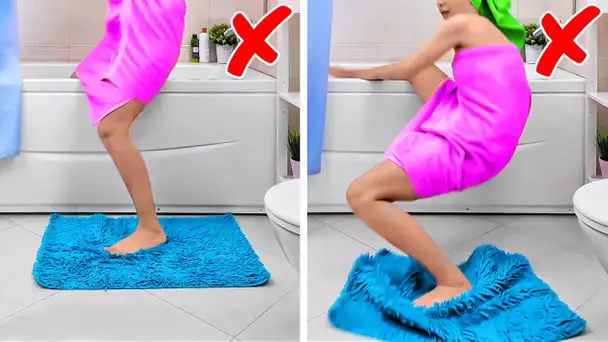 ASTUCES UTILES POUR LA SALLE DE BAIN QUI VONT SAUVER TA JOURNÉE