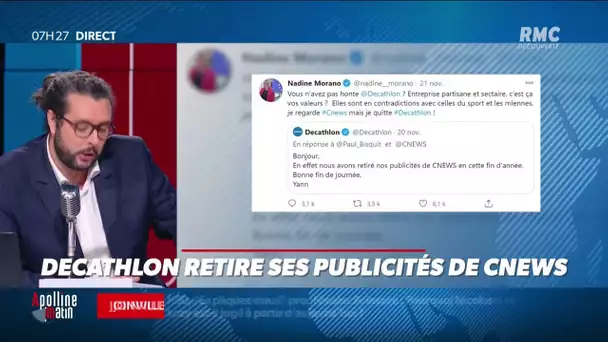 Décathlon retire ses publicités de la chaine CNEWS