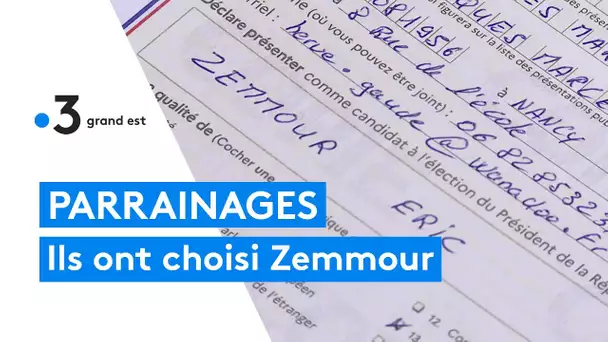 Parrainages pour les élections présidentielles : des elus lorrains choisissent Eric Zemmour