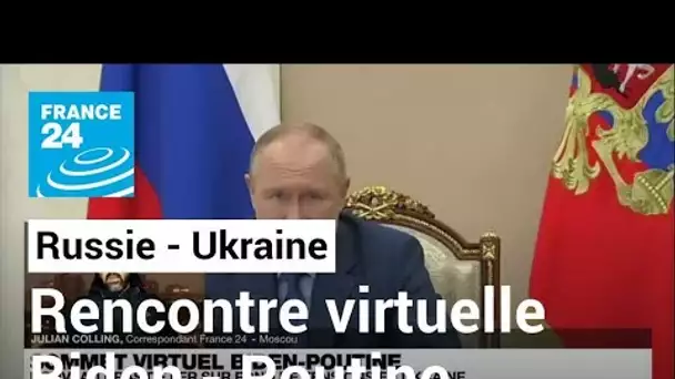 Tensions Russie/Ukraine : rencontre virtuelle entre Biden et Poutine • FRANCE 24