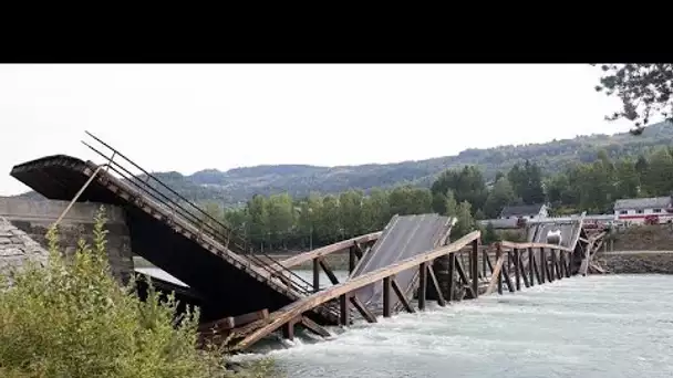 Norvège : un pont s'effondre, deux véhicules tombent dans l'eau