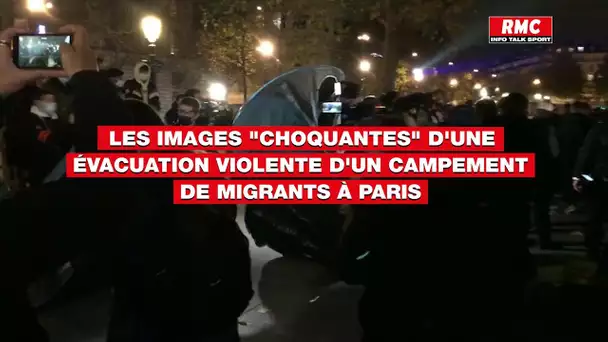 Évacuation violente d'un campement de migrants à Paris: que s'est-il passé?