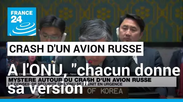 Crash d'un avion russe à la frontière ukrainienne : à l'ONU, "chacun donne sa version des faits"