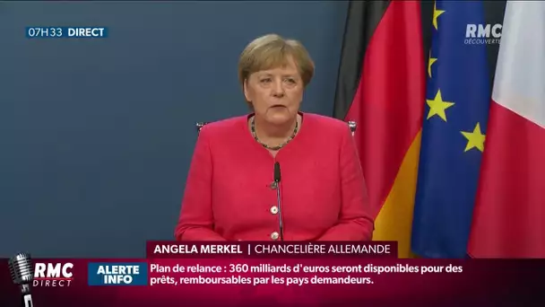 Plan de relance de l'UE: "Un signal important qui va au-delà de l'Europe" selon Angela Merkel