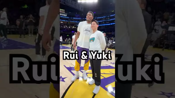 Rui Hachimura & Yuki Kawamura ahead of their game in LA! 🤝|#Shorts