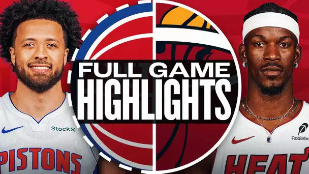 PISTONS at HEAT | FULL GAME HIGHLIGHTS | October 28, 2024