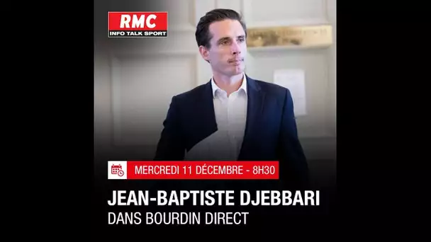 Jean-Baptiste Djebbari répond aux questions de Jean-Jacques Bourdin à 8H30 sur RMC et BFMTV