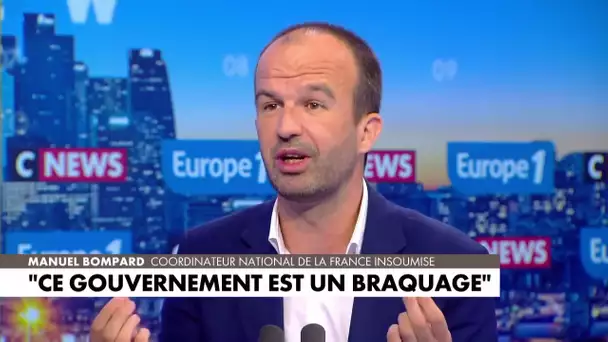 Ce «gouvernement est un braquage en bande organisée», lance Manuel Bompard