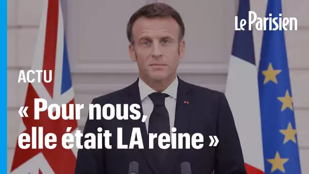 «Pour nous, elle était LA reine» : l’hommage en vidéo (et en anglais) de Macron à Elizabeth II