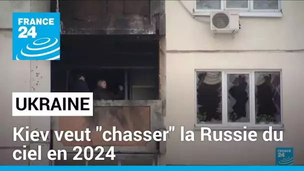 Guerre en Ukraine : les frappes se multiplient, Kiev veut "chasser" la Russie du ciel en 2024