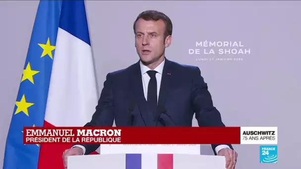 REPLAY - Le discours d'Emmanuel Macron pour les 75 ans de la libération d’Auschwitz