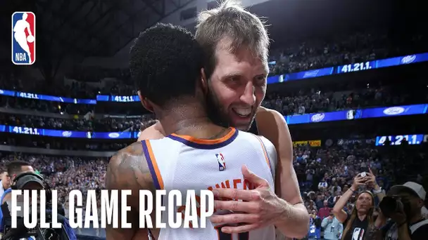 SUNS vs MAVERICKS | Dirk Nowitzki & Jamal Crawford Shine With Unreal Performances  | April 9, 2019