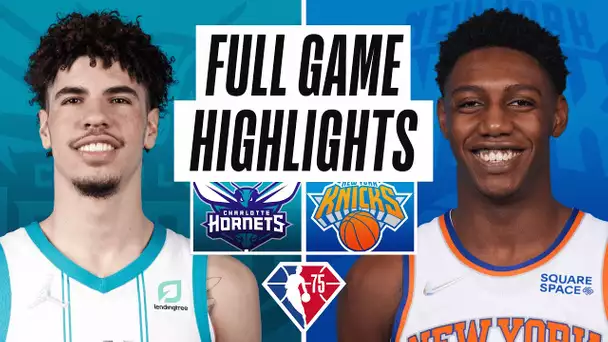 HORNETS at KNICKS | FULL GAME HIGHLIGHTS | March 30, 2022