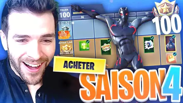 🔥 SAISON 4 ►J&#039;ACHETE TOUT LE PASSE DE COMBAT DE FORTNITE battle Royale !