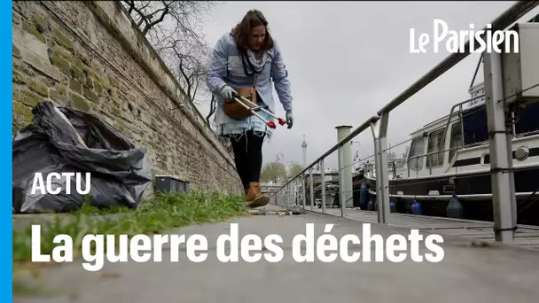 « Le masque, c'est le nouveau mégot» : ces riverains ont vidé Paris de ses déchets plastiques