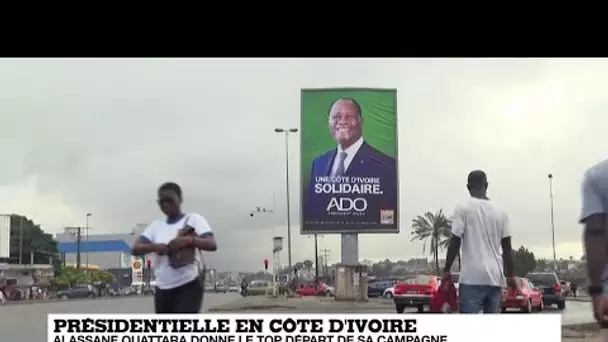 Présidentielle en Côte d'Ivoire : Alassane Ouattara donne le top départ de sa campagne