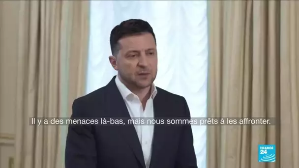 Ukraine - Tensions dans le Donbass : pour Volodimir Zelensky "la situation est sous contrôle"