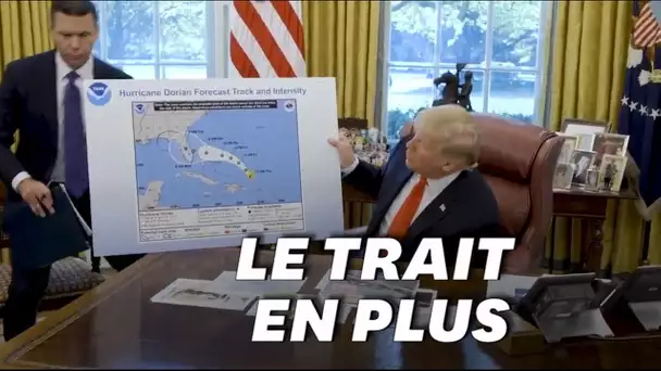 Trump a-t-il modifié la carte de la trajectoire de Dorian ?