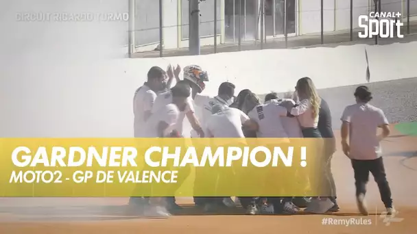 Remy Gardner est champion du monde Moto2 !