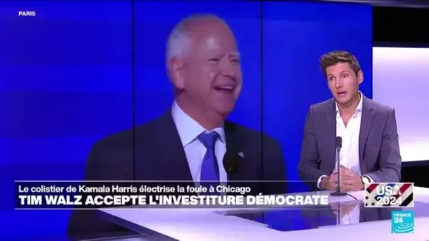 Walz incarne "l'Amérique oubliée" tout en se rapprochant de la "gauche progressiste" • FRANCE 24