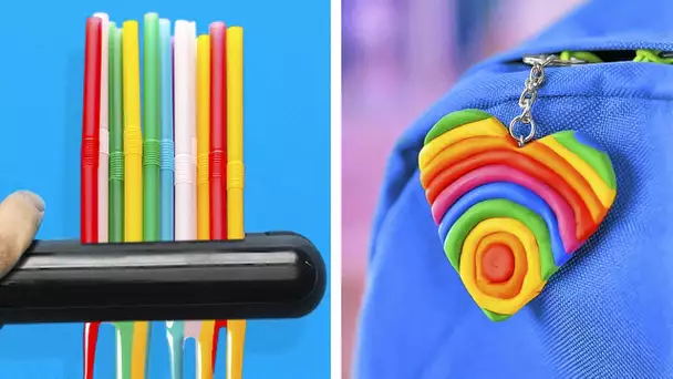 CRÉEZ DES CRÉATIONS ARC-EN-CIEL ÉPOUSTOUFLANTES ! 🌈 STYLO 3D, RÉSINE, ARGILE POLYMÈRE ET IDÉES