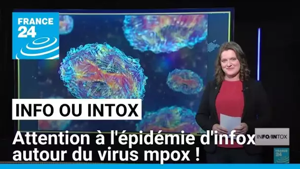 Attention à l'épidémie d'infox autour du virus mpox ! • FRANCE 24