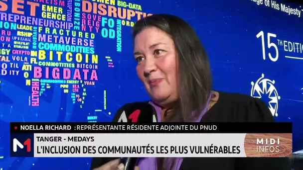 MEDays 2023 : l´inclusion des communautés les plus vulnérables avec Noella Richard