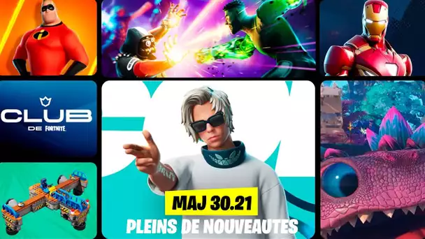 PLEINS DE NOUVEAUTES POUR LA MAJ 31.20 (IRON MAN, ÎLS PERDUES, KLOMBOS, SKIN RUBIUS, ANNIV FORTNITE)